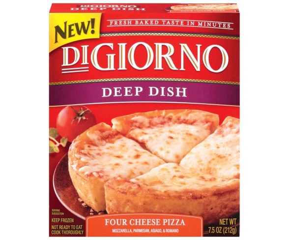 DiGiorno Deep Dish Four Cheese Pizza 7.5-oz.