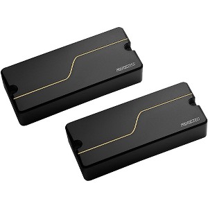 Fishman Fluence 7-String Matt Heafy Custom Pickup Set Black with Gold Line - 1 of 2