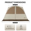 Naturehike Cloud Boundar Tent Door Curtain for 4-sided Canopy Tent, Sun Shelter Accessory, Windproof & Privacy Screen for Camping Canopy Tent - 3 of 4