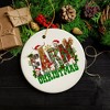 Enchanting Farm Christmas Ceramic Ornament with Horse, Pig, Goat, Cattle and Hog| OrnamentallyYou - 4 of 4