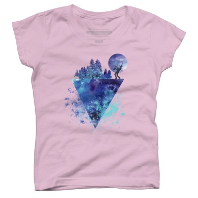 Girl's Design By Humans Play Music On The Edge By Maryedenoa T-Shirt