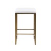 Backless Upholstered Counter Stool 26inH - 3 of 4