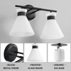 KAISITE 2-Light Farmhouse Glass Vanity Sconce - 4 of 4