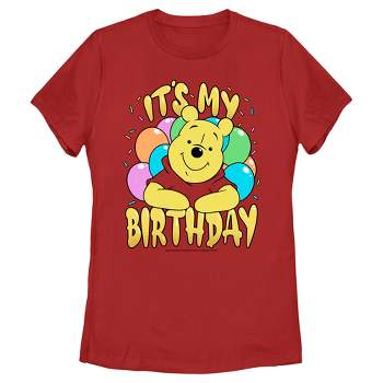 Women's Winnie the Pooh It's My Birthday T-Shirt