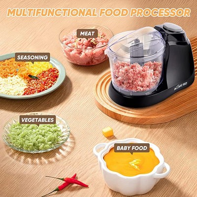 Aemego Black 12oz Electric Mini Food Processor