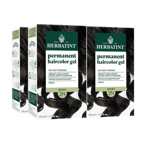 Herbatint Permanent Hair Dye - For Up To 100% Gray Coverage of Resistant Gray Hair - Ammonia-Free, Alcohol-Free & Vegan - 5.75 Fl Oz - 1 of 4