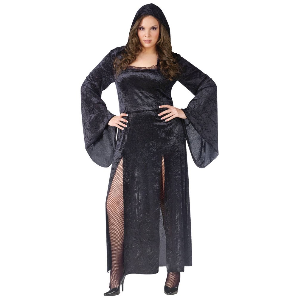 UPC 071765000161 product image for Halloween Adult Plus Size Sorceress Halloween Costume 2X, Size: 2XL, Black | upcitemdb.com