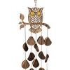 Dawhud Direct 30" H Rustic Copper Owl Wind Chimes - Garden Decoration - image 2 of 4