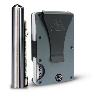 Minimalist Wallet for Men & Women - Slim RFID Wallet, Scratch Resistant, Credit Card Holder & Money Clip - 1 of 4