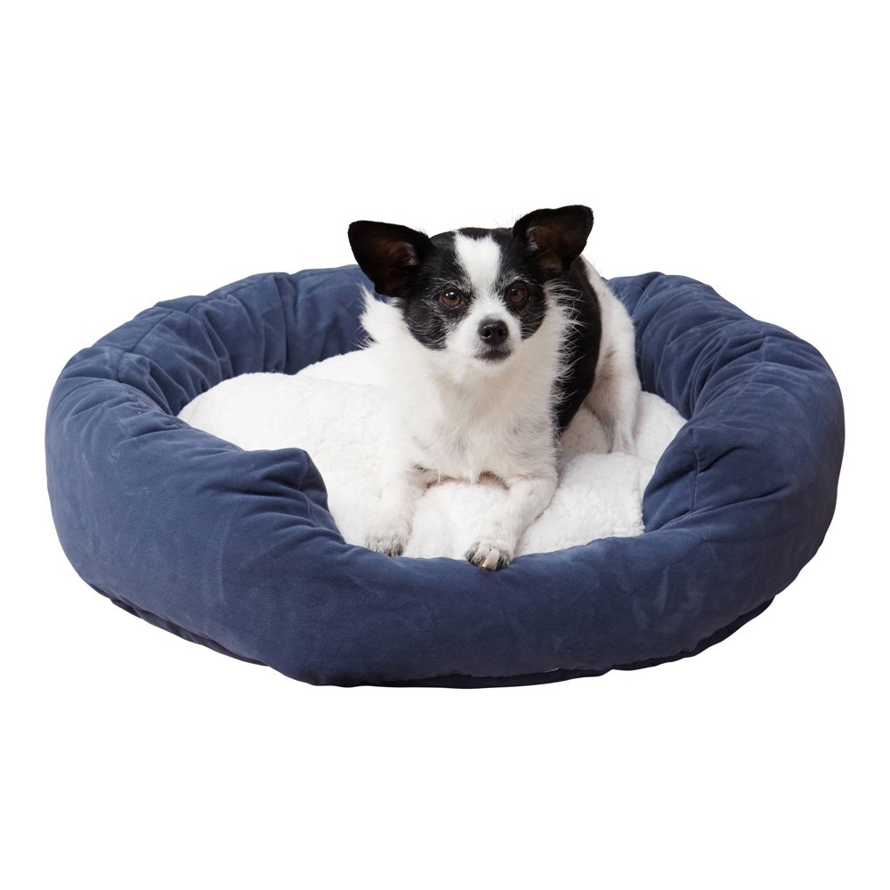 Photos - Bed & Furniture Kensington Garden Murphy Donut Dog Bed - S - Denim