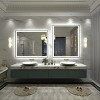 Apmir Super Bright Front & Back LED Lighted Anti-Fog Aluminum Alloy Framed Tempered Glass Bathroom/Vanity Mirror with ETL & 3-Year Warranty - 3 of 4