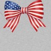 Rerun Island Men's American Bow Americana 4Th Of July Short Sleeve Graphic Cotton T-Shirt - Sport Grey M - 2 of 4