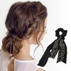 Unique Bargains Elegant Double-layer ribbon Scrunchies Hair Elastic Band 1 Pc - 3 of 4