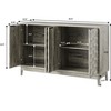 NicBex Buffet Cabinet with Storage Vintage Large Cabinet Console Table Sideboard Cabinet with 4 Doors for Living Room - 4 of 4