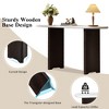 NicBex Narrow Console Table with Oval Marble Top & Triangular-Designed Legs,Accent Entryway Table for Living Room - 4 of 4