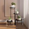 Indoor Metal Tiered Plant Stands, Folding Flower Display Holders Rack Shelf for Corner, Porch, Garden, Balcony, Living Room - 2 of 4
