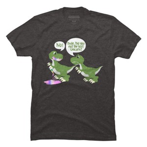 Men's Design By Humans Dude, Did You Eat Last Unicorn By ZeusSE T-Shirt - 1 of 2