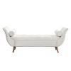 Christopher Knight Home Zyrel Mid-Century Modern Velvet Upholstered Button Tufted Bench with 2 Pillows - 2 of 4