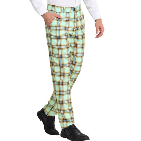 Lars Amadeus Pantaloni Uomo A Quadri Scotch – Modello Color Block, Regular Fit - 4