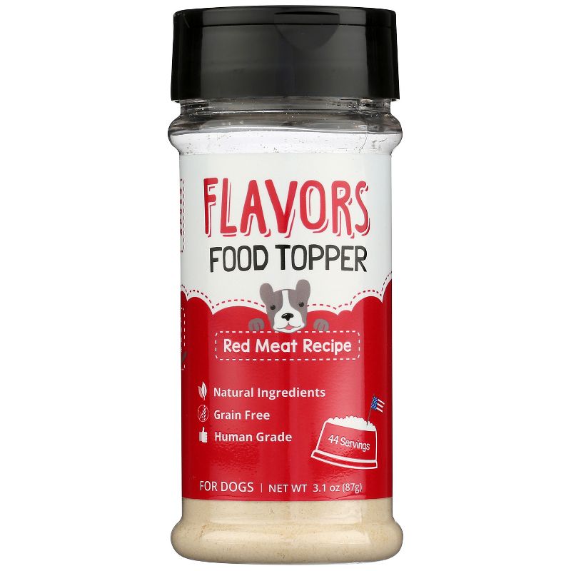 Flavors Food Topper Dog Treats - 3.1oz, 1 of 10