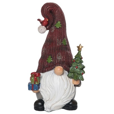 Transpac Resin 8.75 In. Multicolored Christmas Gnome Figurine : Target