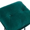 Okak Modern Velvet Accent Chair Living Room Chair with Ottoman Comfy Upholstered TV Chair sofa for Lounge Office Bedroom - 2 of 4