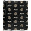 Bryant University Logo Pattern Silky 50x60 Blanket, 1 Sided - 2 of 4