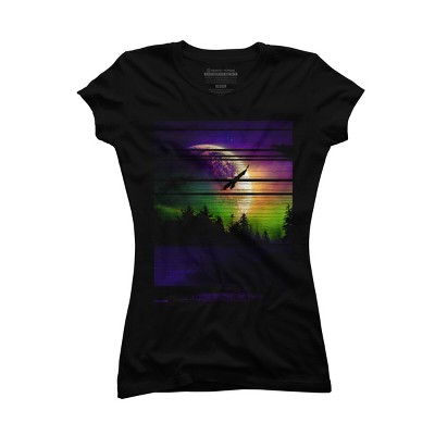 Junior's Design By Humans Another World By clingcling T-Shirt