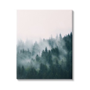Stupell Industries Misty Forest Trees Canvas Wall Art - 1 of 3