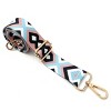 Wrapables Wide Adjustable Crossbody Handbag Strap, Women's Replacement Bag Strap for Purses, Gray & Sky Blue Diamonds - 3 of 4