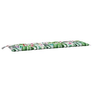 vidaXL Multicolor Garden Bench Cushion, 70.9"x19.7"x2.8", Lightweight Oxford Fabric, Water/Dirt Resistant, Hollow Fiber Filling - 1 of 4