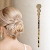 Unique Bargains Women's Three Circles Hair Chopstick 1 Pc - 2 of 4