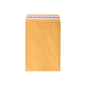 JAM Paper Self Seal Catalog Envelope 10 1/2" x 7 1/2" Brown Kraft Manila 100/Pack (13034230D) - 1 of 1