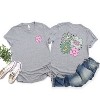 Simply Sage Market Women's Stay Gold Lucky Shamrocks Front and Back Short Sleeve Graphic Tee - 2 of 4