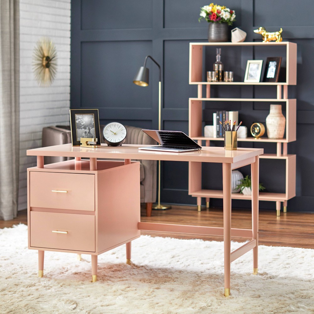 Photos - Office Desk Margo Desk Blush Pink - Buylateral