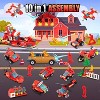 24 Sets Kids Block Sets Party Favors, Mini Car Block Toys, Great for Gift Bag Fillers, Classroom Prizes, Valentine's Day Easter Birthday Gifts - 4 of 4