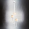 Urban Ambiance Luxury Cottagecore Indoor Pendant,  23-7/8''H x 12"W x 12''D,  White Plaster Finish, UHP5046 - 4 of 4