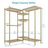 VIPEK Classic L6 Heavy Duty Clothes Rack L Shape Clothing Rack 5-Tier Wire Garment Rack Freestanding Closet, Max Load 850LBS - 4 of 4
