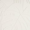 Olivia & May 47"x35" Wooden Leaf Embossed Wall Decor White: MDF Vertical Nature-Inspired Art - 4 of 4