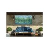 Cottage Garden West of The Wind Blue Sky Pond Blue, Green 48 x 24 Inch Waterproof Gallery Wrapped Canvas, Outdoor Garden, Yard, Patio All Weather - 2 of 2