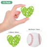 Unique Bargains Heart Shaped Wicker Rattan Decorative DIY Crafts Balls 2.4 Inch 12 Pcs - 2 of 4