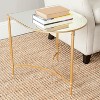Nevin Mirror Top Gold Accent Table - Gold/Mirror - Safavieh. - 2 of 4