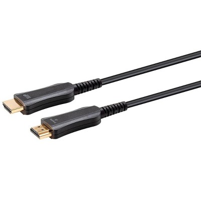 Monoprice HDR High Speed Cable For HDMI-Enabled Devices - 40 Feet - Black | 4K@60Hz, 18Gbps, Fiber Optic, AOC, YUV 4:4:4 - SlimRun AV Series