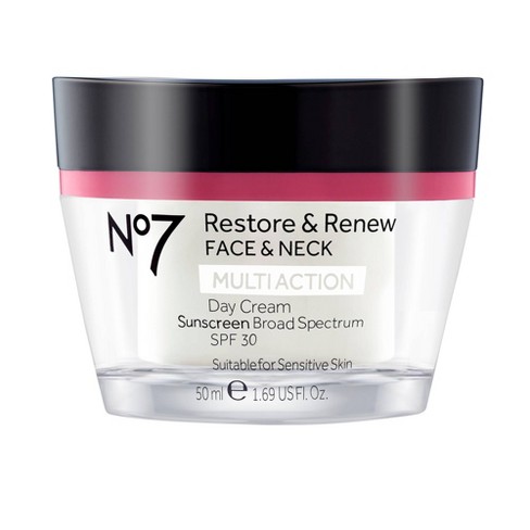 No7 Restore Renew Face Neck Multi Action Day Cream Spf 30 1 69oz 1ct Target