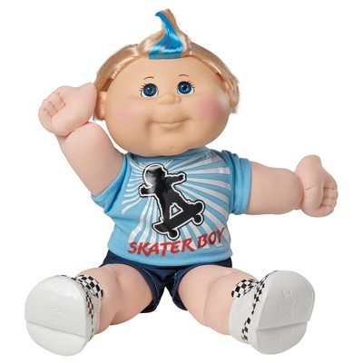 Cabbage Patch Kids 14" Skateboard Boy Blonde Hair Blue Eyes