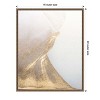 Amanti Art Gold Fusion VI by Julia Contacessi Canvas Wall Art Print Framed 16 x 20-in. - 4 of 4