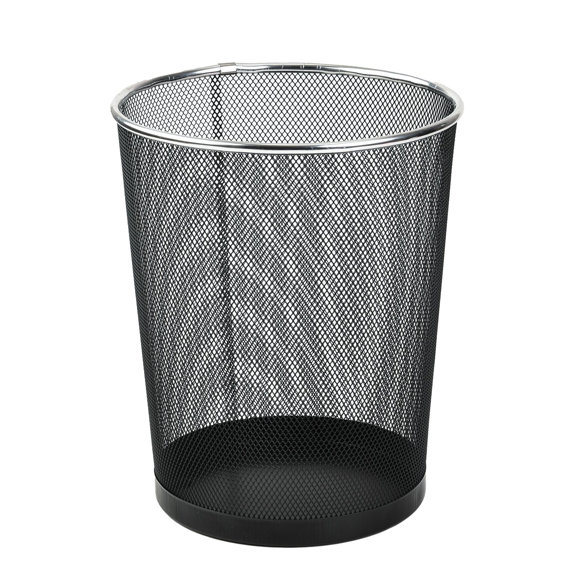 Trio Home 10 Liter Mesh Waste Basket Can for Garbage, Round Open Top Trash Can for Office, Bathroom Bedroom, Kitchen,