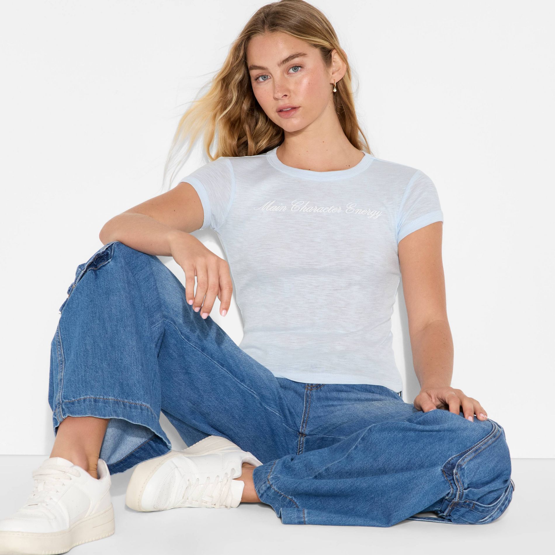 Women's Short Sleeve Roundneck T-Shirt - Wild Fable™