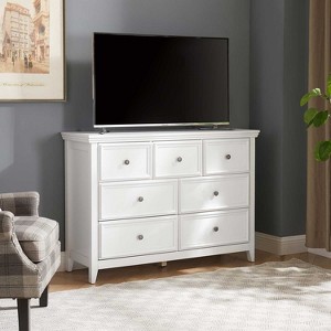 KTMBDW 7 Drawer Dresser for Bedroom, Modern Wooden Dresser Large Chest of Drawers for Living Room, Entryway, Hallway - 1 of 4