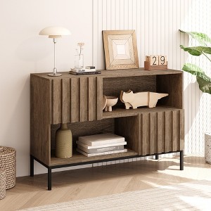 Whizmax 44" Wood Console Table, Display Shelf, Storage Cabinet for Living Room - 1 of 4